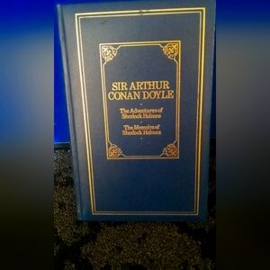 Sir Arthur Conan Doyle Blue Hardcover Book